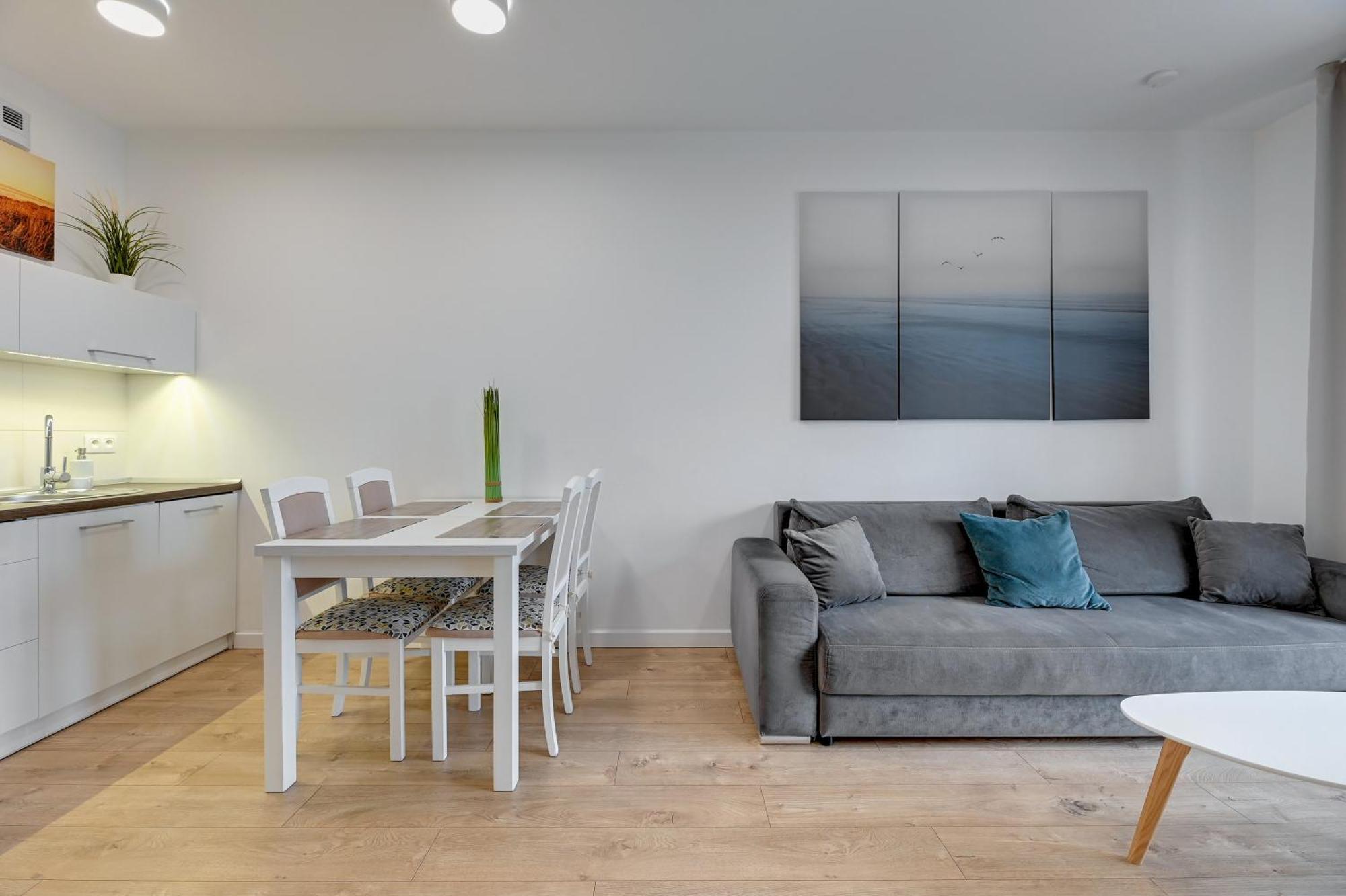 Apartament Nadmorskie Spektrum & Parking Gdańsk Kültér fotó